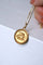 Pendentif Pendentif médaille or jaune vintage astrologique Bélier 58 Facettes