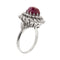 Bague 60 Bague style marguerite rubis et diamants 58 Facettes 27889