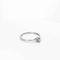 Bague Solitaire or blanc diamant 0.09ct 58 Facettes 21717