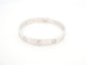 Bracelet bracelet CARTIER love 17cm or gris 18k diamants 1ct 58 Facettes 254957
