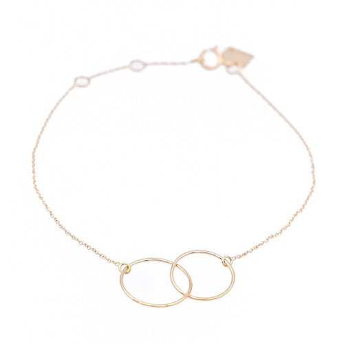 Bracelet Ginette NY Bracelet Tiny Fusion Bracelet Or rose 58 Facettes 2322874CN