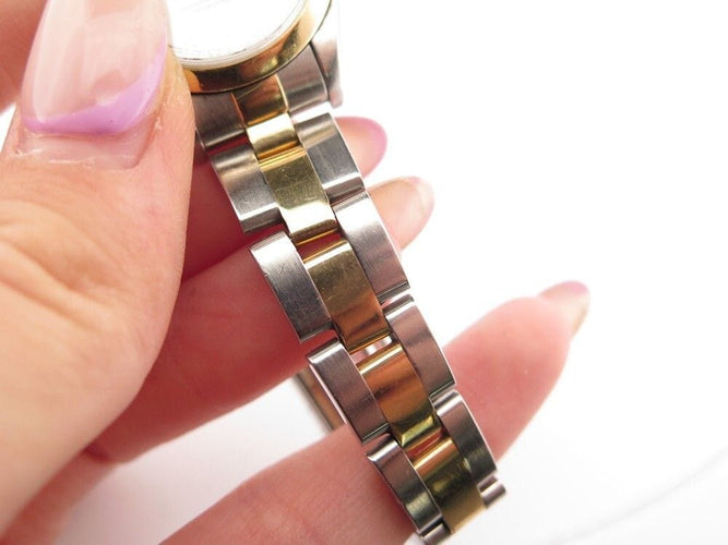 Montre montre ROLEX lady datejust automatique 26 mm or & acier +boite 58 Facettes 253988