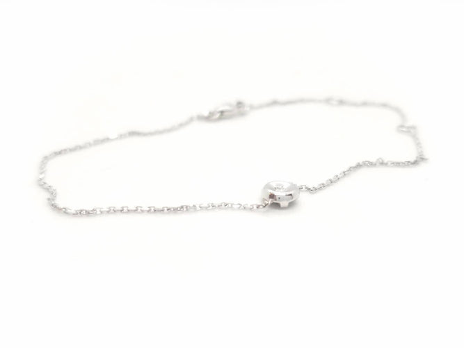 Bracelet Bracelet Or blanc Diamant 58 Facettes 578966RV