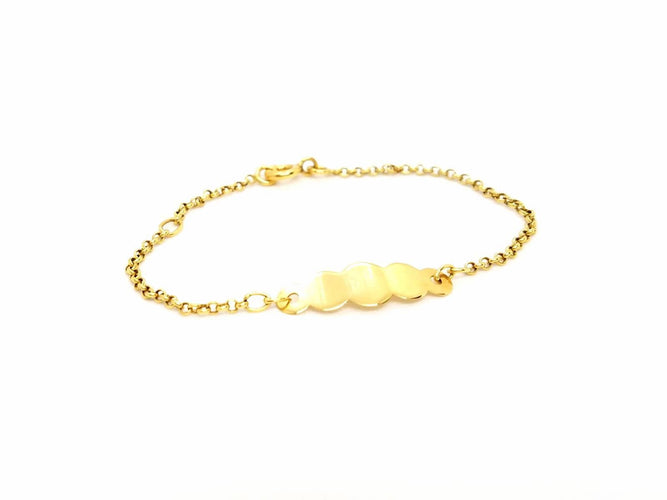 Bracelet Bracelet Gourmette Or jaune 58 Facettes 870460CD