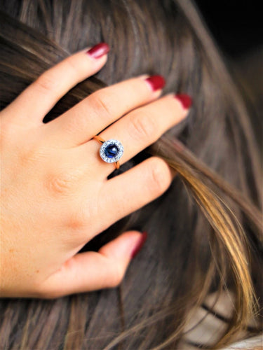 Bague 53.5 Bague Or jaune Saphir 58 Facettes 1763574CN