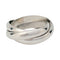 Bague 55 Bague Cartier "Trinity" or blanc, moyen modèle. 58 Facettes 31532
