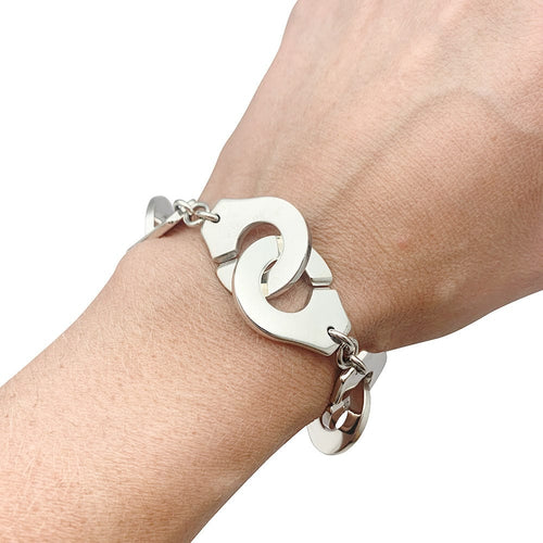 Bracelet Bracelet Dinh Van "Menottes R20" en argent. 58 Facettes 31826