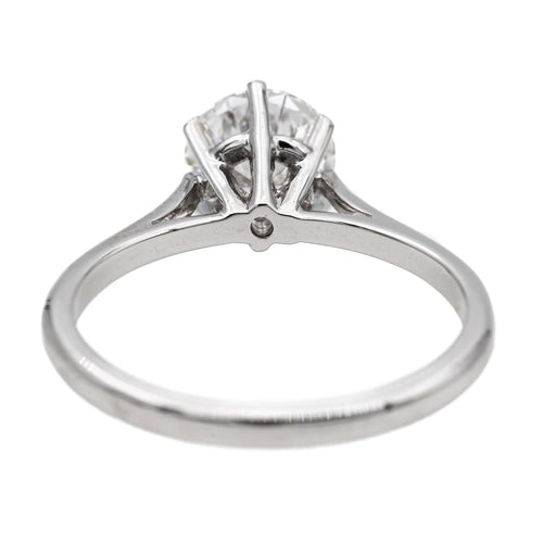 Bague 55 Bague Solitaire Or blanc Diamant 58 Facettes 2621604CN