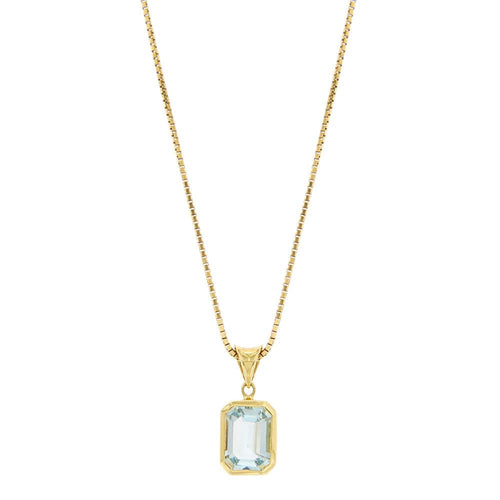 Collier Collier pendentif topaze 58 Facettes 17210