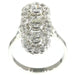 Bague 56 Bague platine et diamants 58 Facettes 16300-0191