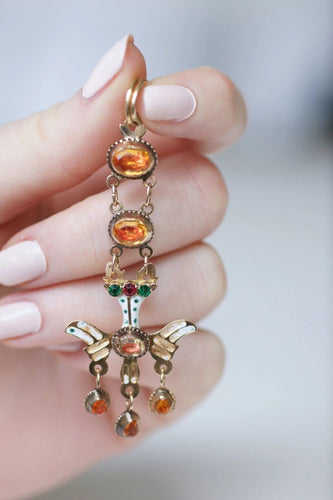 Pendentif Pendentif Saint Esprit, Or et Email 58 Facettes