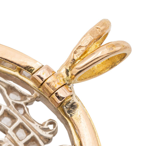 Pendentif Pendentif Broche Or blanc Diamant 58 Facettes 2242415CN