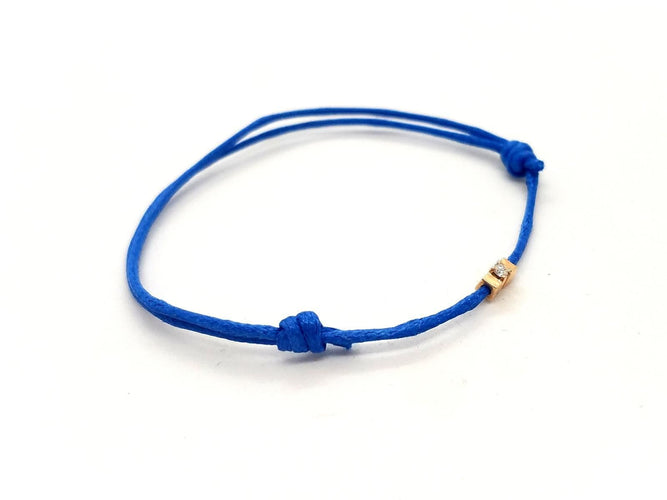 Bracelet Bracelet Cordon Or rose Diamant 58 Facettes 578890RV