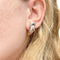 Boucles d'oreilles Boucles d'oreilles Fred, "Force 10", or et acier. 58 Facettes 31411