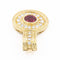 Pendentif Pendentif Or jaune Rubis 58 Facettes 2057908CN