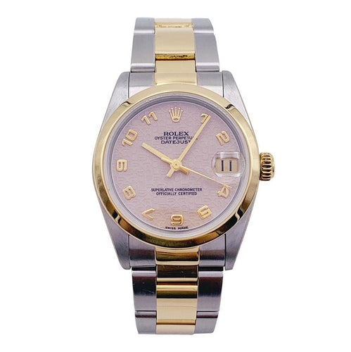 Montre Montre Rolex, "Oyster Perpetual Datejust", or et acier. 58 Facettes 32262