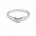 Bague 54 Bague Solitaire Or blanc Diamant 58 Facettes 1820055CN