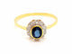 Bague 56 Bague Or jaune Saphir 58 Facettes 06321CD