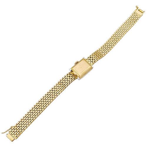 Montre Montre vintage André Col, or jaune, platine, diamants. 58 Facettes 33020