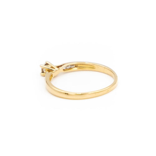 Bague 55.5 Bague Solitaire Or jaune Diamant 58 Facettes 1639488CN