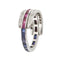 Bague 55 Bague Art Déco avec saphirs, rubis et diamants 58 Facettes 28944