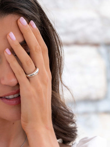 Bague 53 Chaumet Bague Jonc Or blanc 58 Facettes 2406717CN