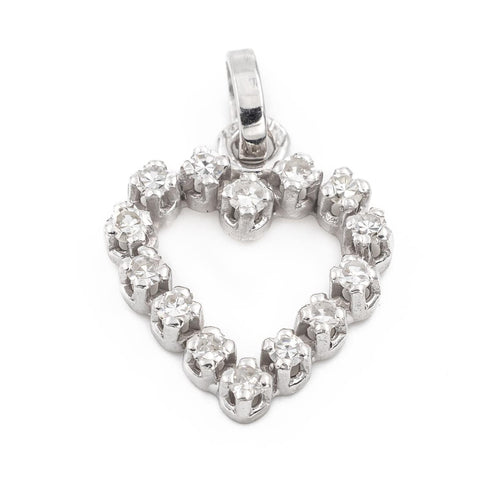 Pendentif Pendentif Or blanc Diamant 58 Facettes 2275404CN