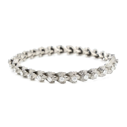 Bracelet Bracelet articulé Or gris Diamants 58 Facettes REF23109-131