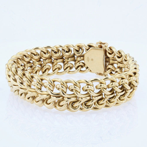Bracelet Bracelet rétro en or jaune 58 Facettes 21-622