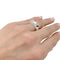 Bague 52 Solitaire en or blanc, diamant 1,14 carats. 58 Facettes 32053
