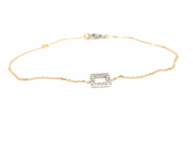 Bracelet Bracelet Graphique Or blanc Diamant 58 Facettes 579181RV