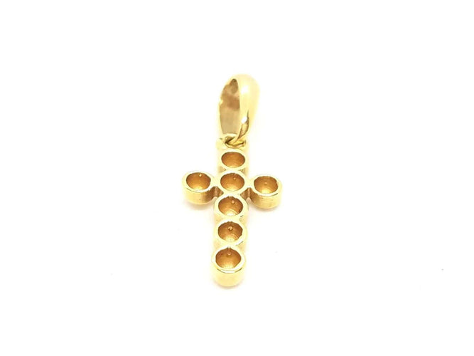 Pendentif Pendentif Croix Or jaune 58 Facettes 06556CD