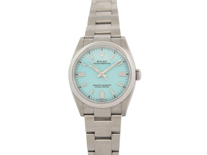 Montre montre ROLEX 126000 oyster perpetual tiffany 36 mm automatique acier 58 Facettes 254066