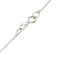 Collier Collier or blanc avec diamant de 0,15 ct 58 Facettes 25854