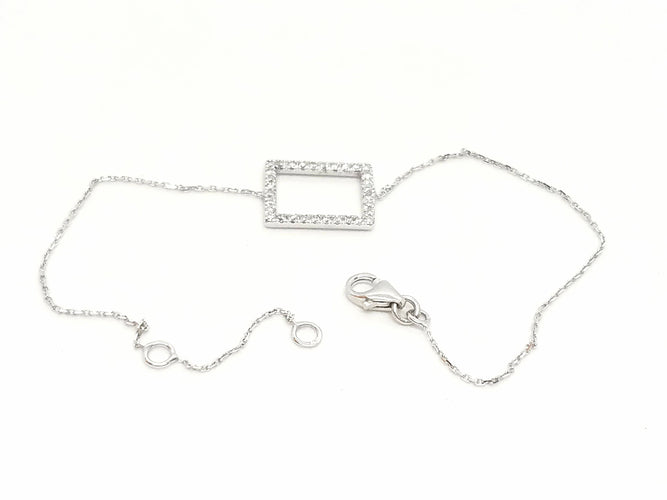 Bracelet Bracelet Graphique Or blanc Diamant 58 Facettes 579217RV
