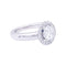 Bague 50 Bague or blanc, diamants. 58 Facettes 33238