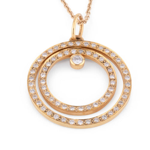 Collier Collier en or jaune et diamant 58 Facettes 1