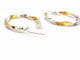 Boucles d'oreilles Boucles d'oreilles Créoles Or blanc 58 Facettes 06417CD