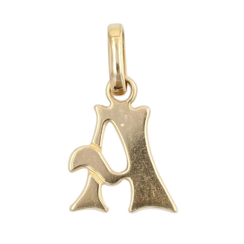 Pendentif Breloque en or Lettre A 58 Facettes 12-077A