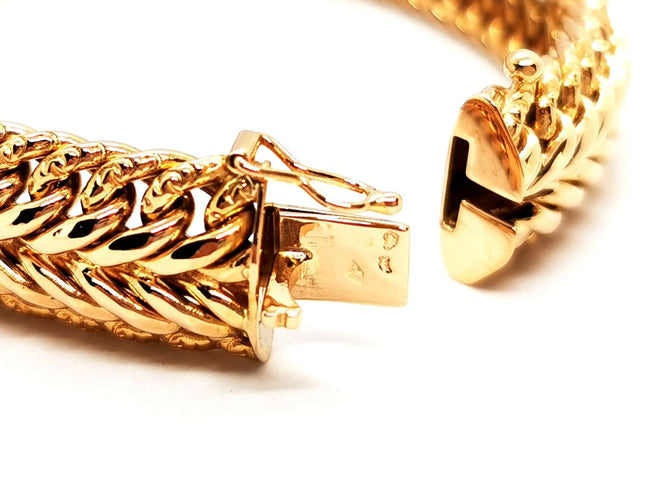 Bracelet Bracelet Maille américaine Or jaune 58 Facettes 1641124CN
