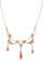 Collier COLLIER DRAPERIE ANCIEN CORAIL ET DIAMANT 58 Facettes 076131
