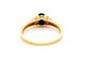 Bague 54 Bague Or jaune Saphir 58 Facettes 06323CD
