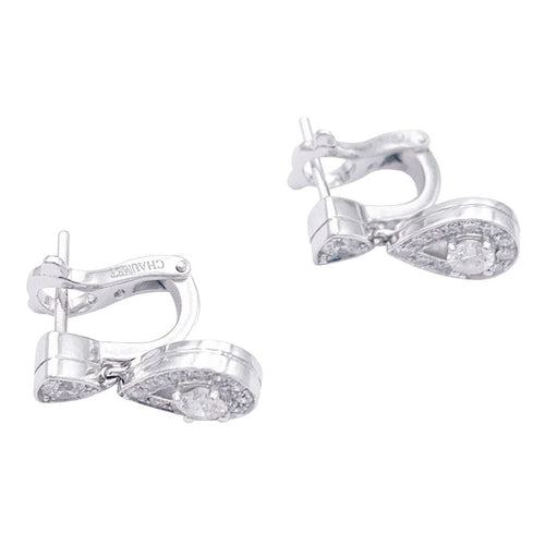 Boucles d'oreilles Boucles d'oreilles Chaumet, "Joséphine Aube Printanière", or blanc, diamants. 58 Facettes 32874