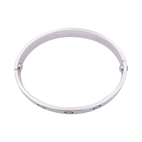 Bracelet Bracelet Cartier, "Love", en or blanc. 58 Facettes 33129