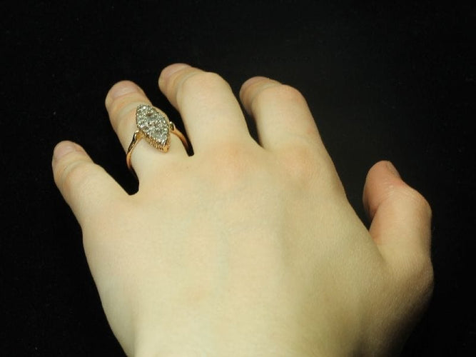 Bague 58 Bague diamant marquise 58 Facettes 14339-0016