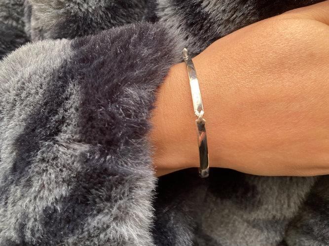 Bracelet Bracelet "Lien" Or blanc 58 Facettes BO/230073