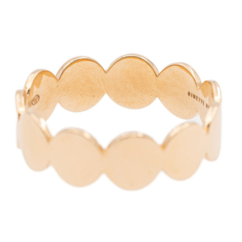 Bague 51 Ginette NY Bague Alliance Mini Ever Eternity Band Or rose 58 Facettes 2519513CN