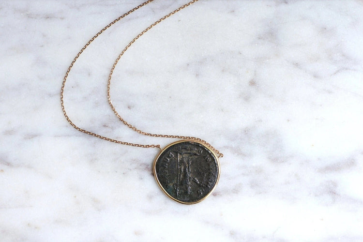 Collier Collier pièce romaine Marcus Aurelianus Probus 58 Facettes