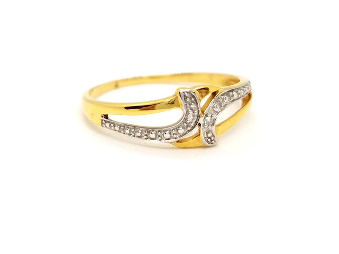 Bague 58 Bague Or jaune Diamant 58 Facettes 870457CD