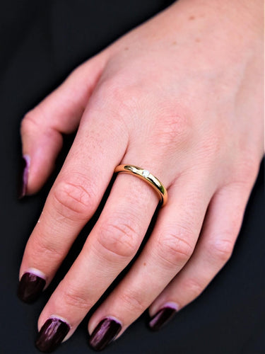 Bague 58.5 Bague Alliance Or jaune Diamant 58 Facettes 1806848CN